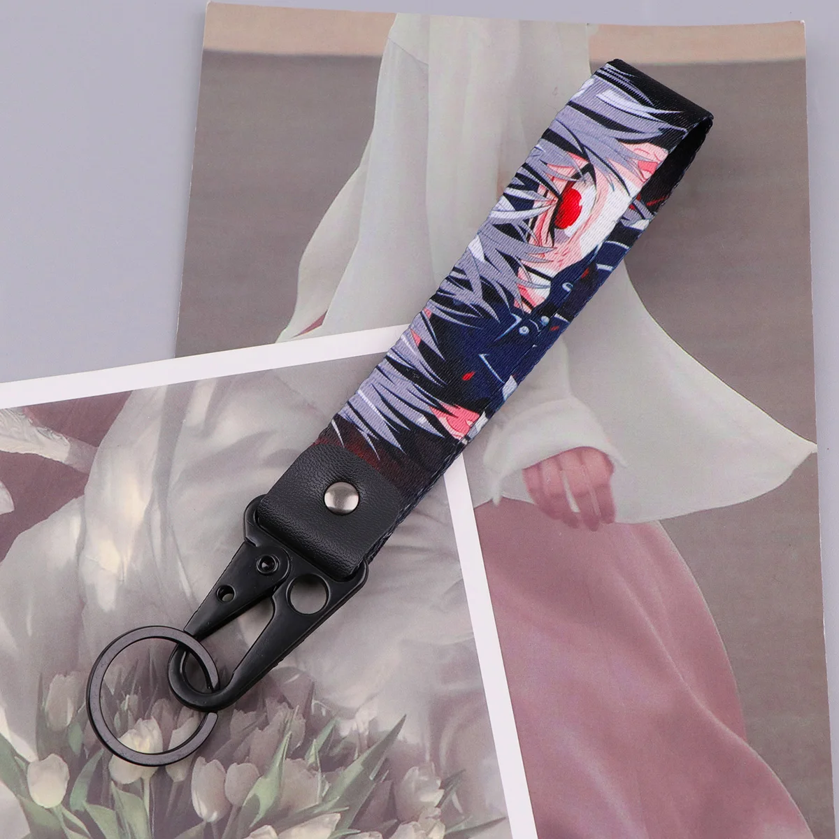 Anime Dragon Keychain, Cool Lanyard Wrist Strap Gift