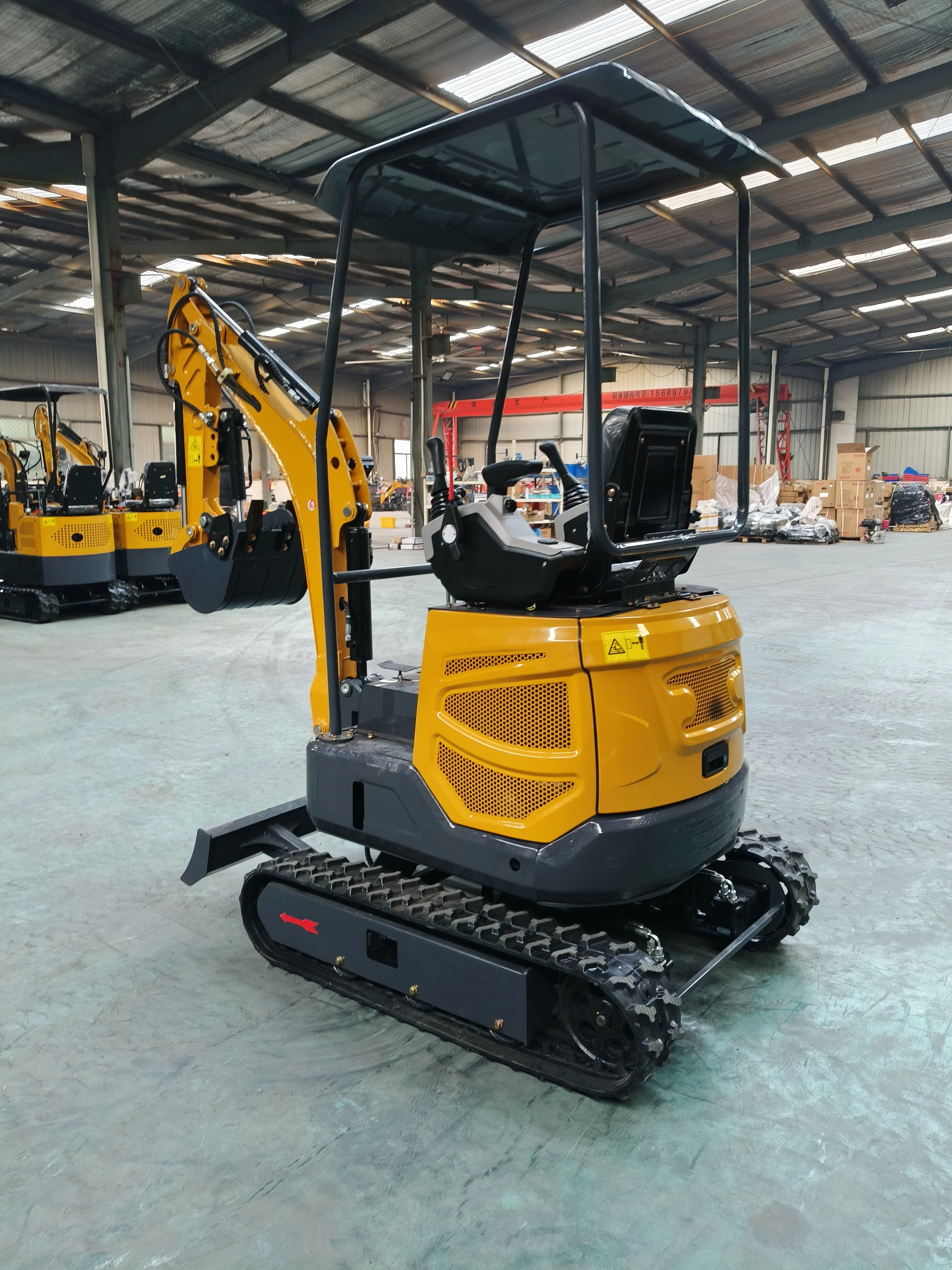 China 1.8 Ton 1.5 ton Excavator Mini Hydraulic Excavator Mini bagger Free Shipping Micro Digger Factory Kubota Small excavator