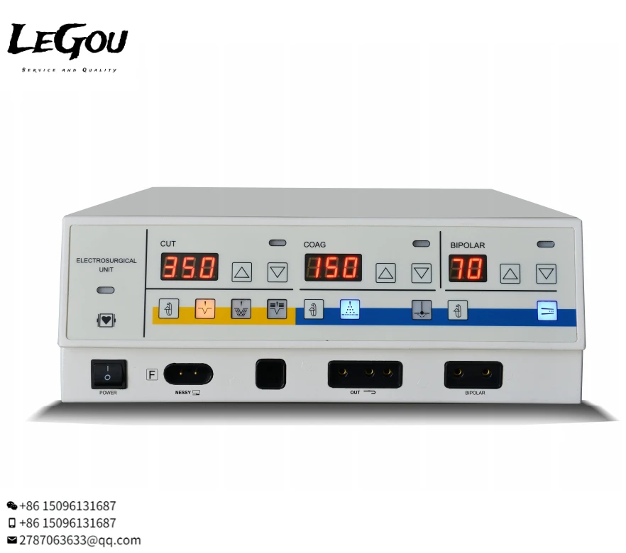 

Electrosurgery Medical Equipment High Frequency Electrosurgical Generator Unit Cautery Machine 6 Working Modes