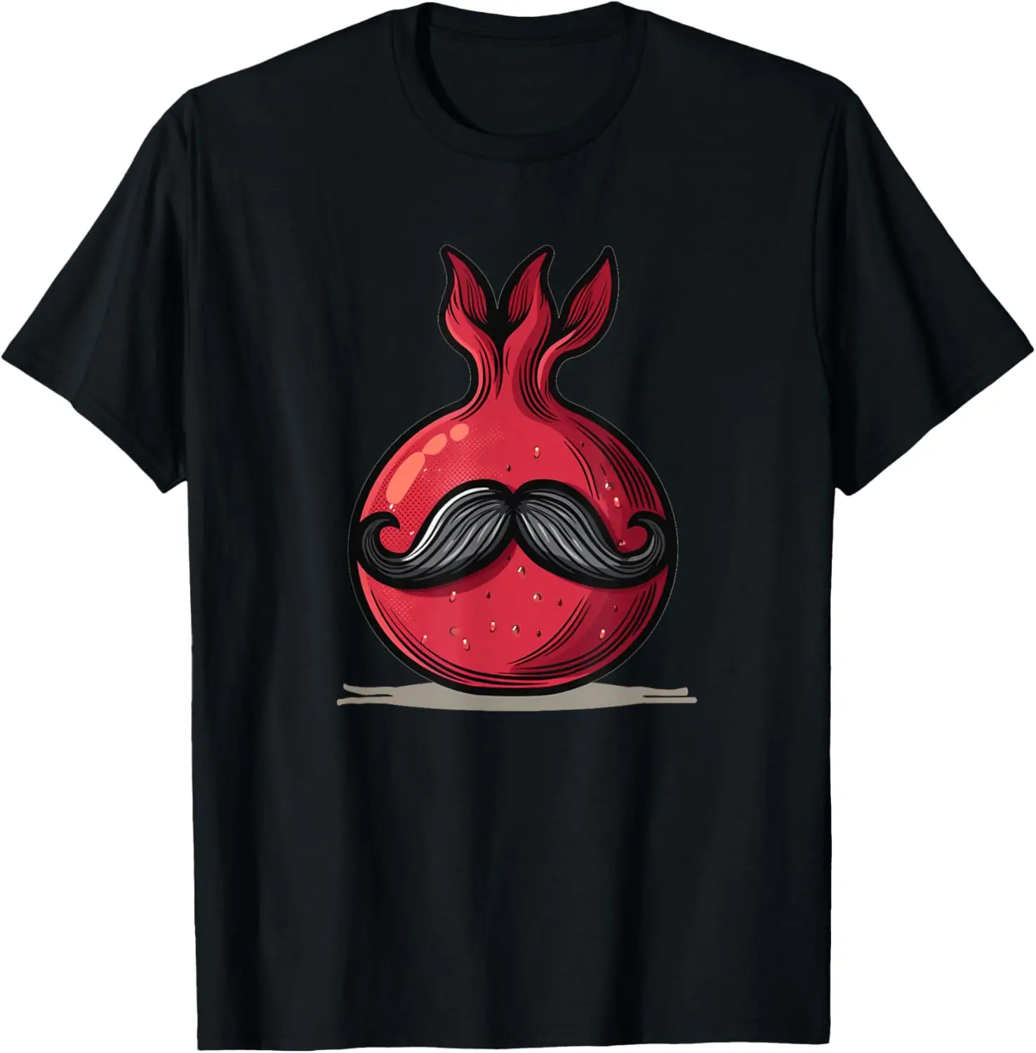 

Mustache Pomegranate Costume for Fruits Lovers T-Shirt