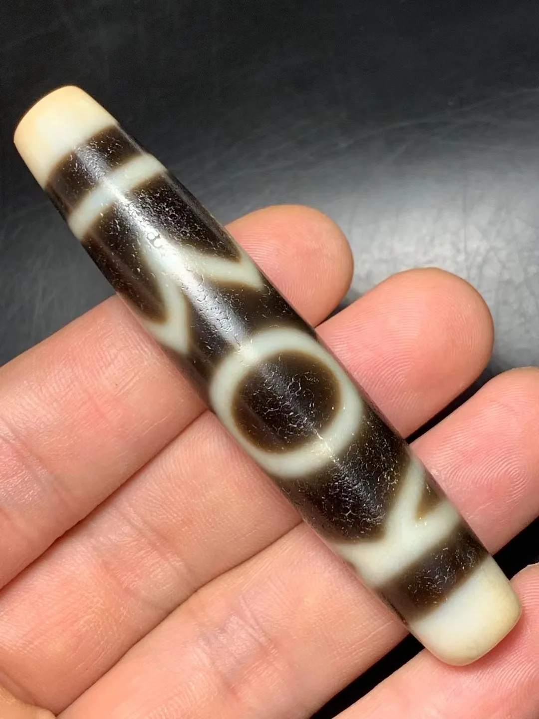 

Treasure ENERGY Tibetan Old Agate Weathering High Oily Patina Xizenghuaizhu Long dZi Bead Amulet Precious Gemstone Jewelry