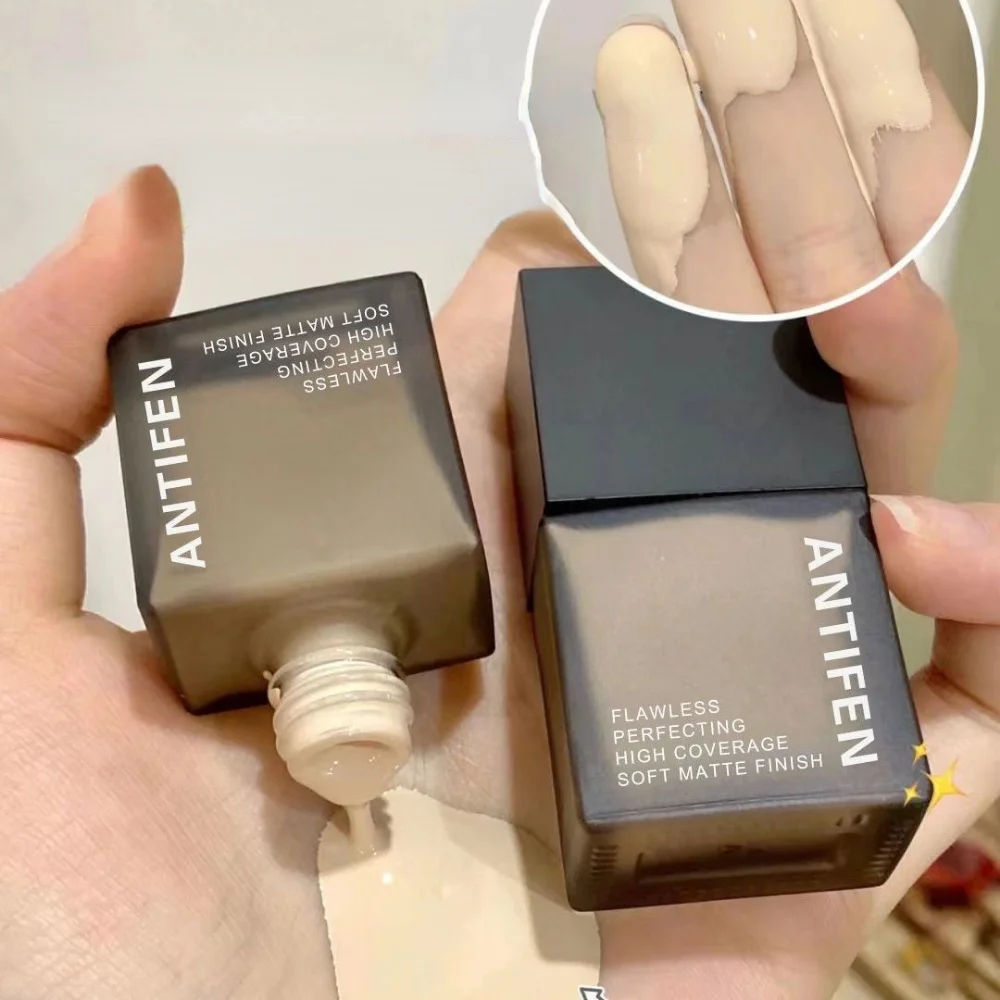 

Flawless Perfecting High Coverage Soft Matte Makeup Foundation Moisturizing Oil-control Long-lasting Concealer Makeup Cosmetics