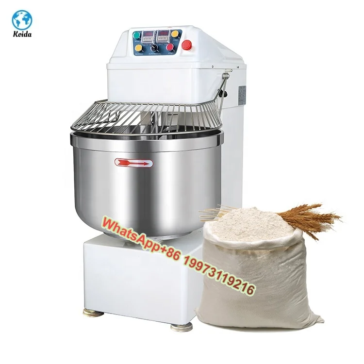 

H100 Double Speed Double Acting Electric Industrial Spiral Mixer Dough Mixer