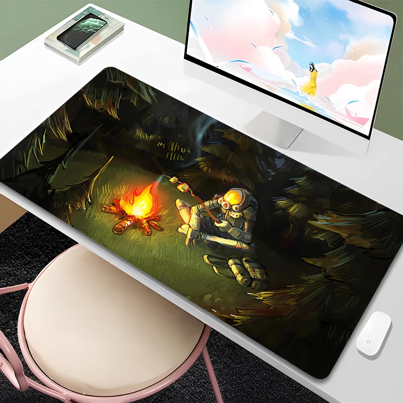 Mouse pad xxl dos desenhos animados anime hd impressão tapete de mesa portátil exterior wilds teclado pc acessórios de jogos mousepad estrela céu mouse pad