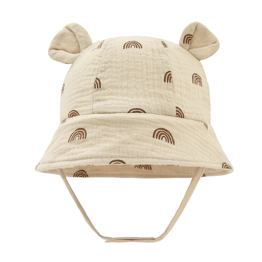 Baby Bucket Hat for Summer Children's Panama Boy Hat Cotton Spring Baby Girl Fisherman Hat UV Sun Cap Toddler Infant Accessories