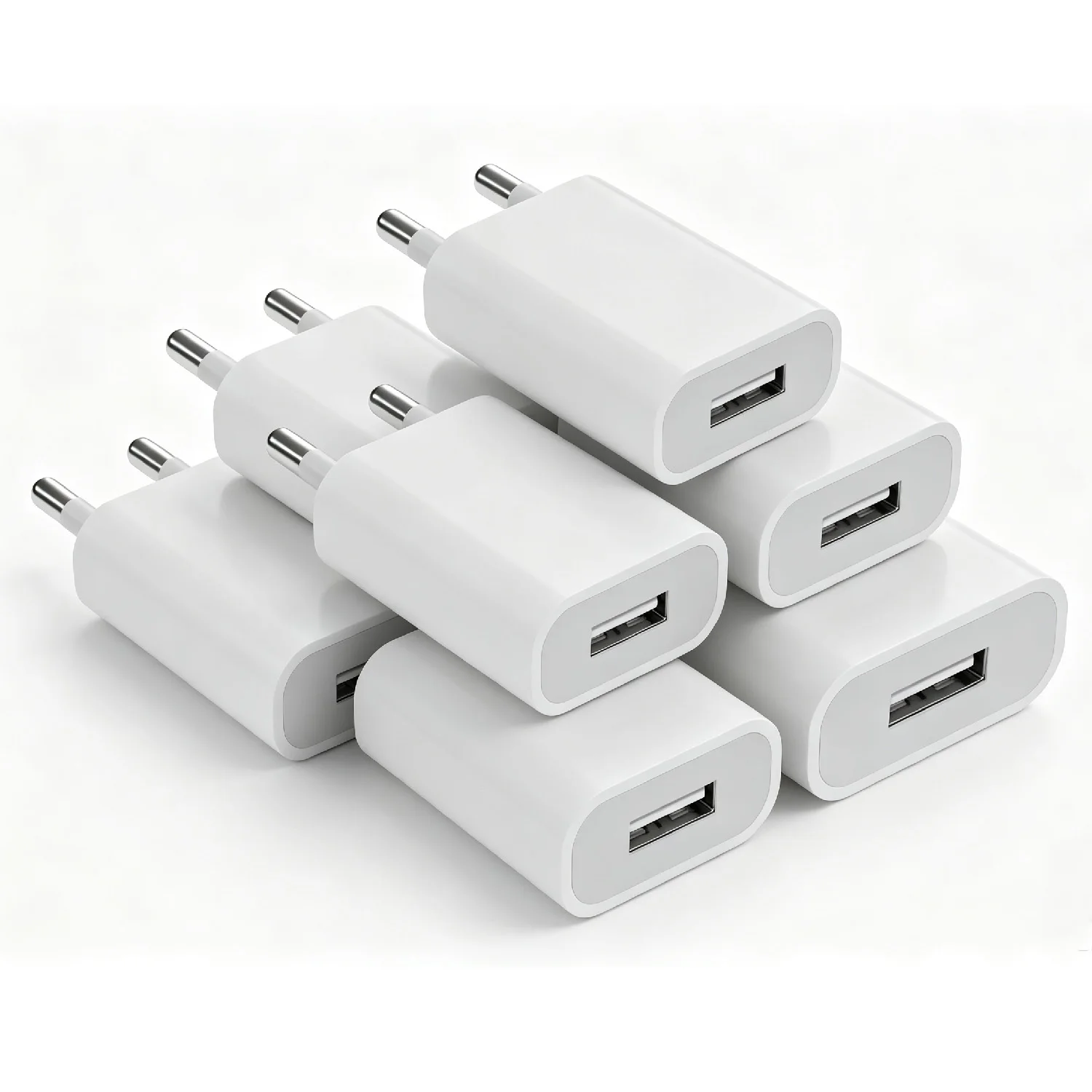 1A 5V EU Wall Charger Single USB Output Travel Power Adapter AC 110‑240V For Mobile Phone Accessories