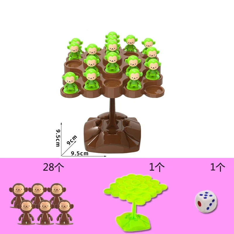 Creatieve Balancing Tree Toy Digitale Aap Weegschaal Educatief Nummer Bordspel Kinderen Leren Speelgoed Montessori Wiskunde Speelgoed
