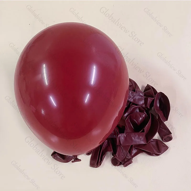 20 Stück 12/10/5 Zoll rote Latexballons Hochzeit Party Pink Rote Ballons für Geburtstag Babyparty Neujahr Weihnachten Helium Luftglobos – Detail 10