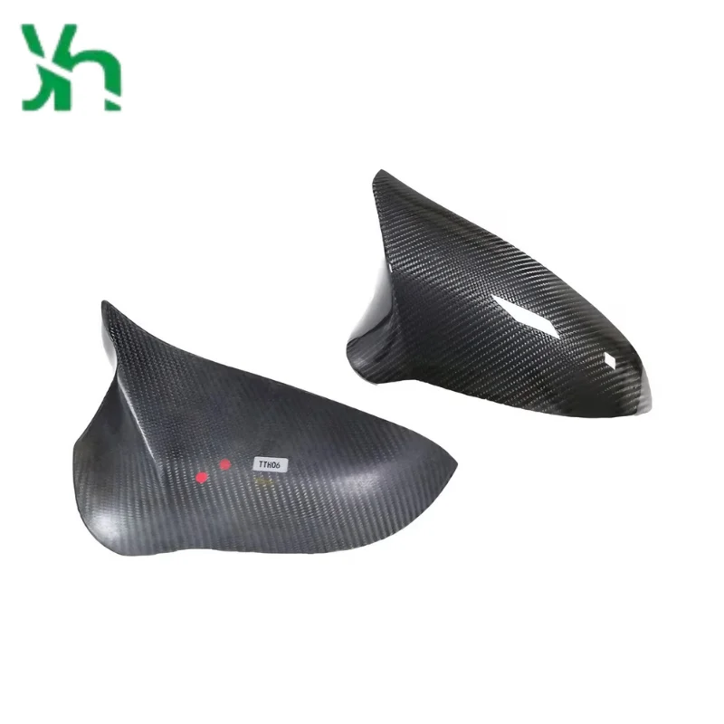 ل BMW F87 M2C F80 M3 F82 F83 M4 (2014-2019) اكسسوارات Rhd سيارة ألياف الكربون غطاء مرآة جانبية #1