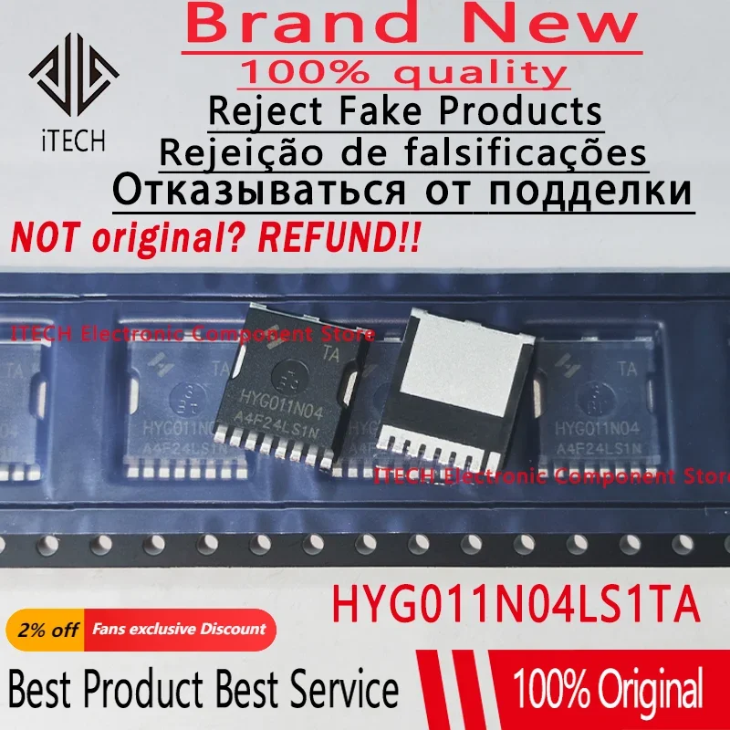 10pcs/lot Original HYG011N04LS1TA G011N04 HYG011N04 40V 320A MOSFET 100% New and Genuine