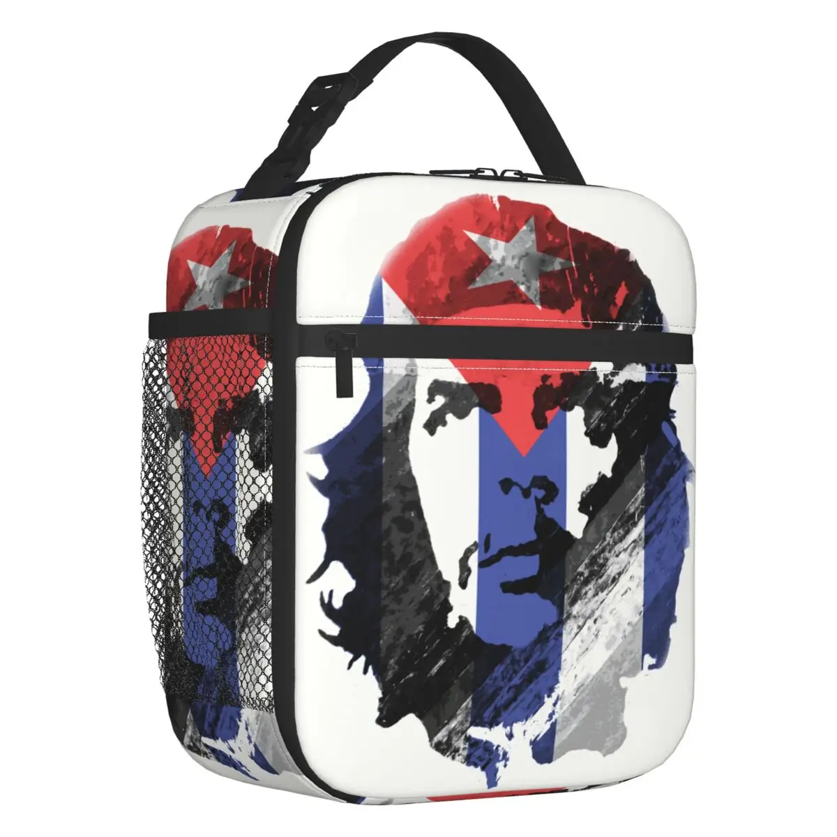 

Che Guevara Cuba Flag Insulated Lunch Bags for Women Cuban Revolution Portable Cooler Thermal Food Lunch Box Work School Travel