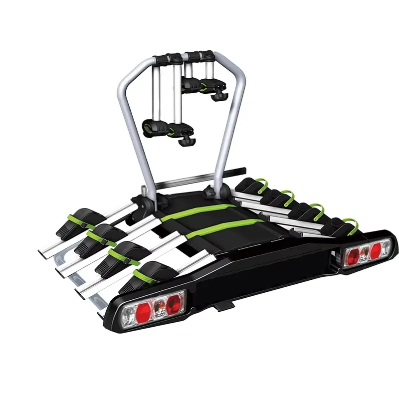 Sturdy 4-Bike Bicycle Platform Carrier Hitch Mount Bike Rack for Cars SUVs Trucks Tow Trailers