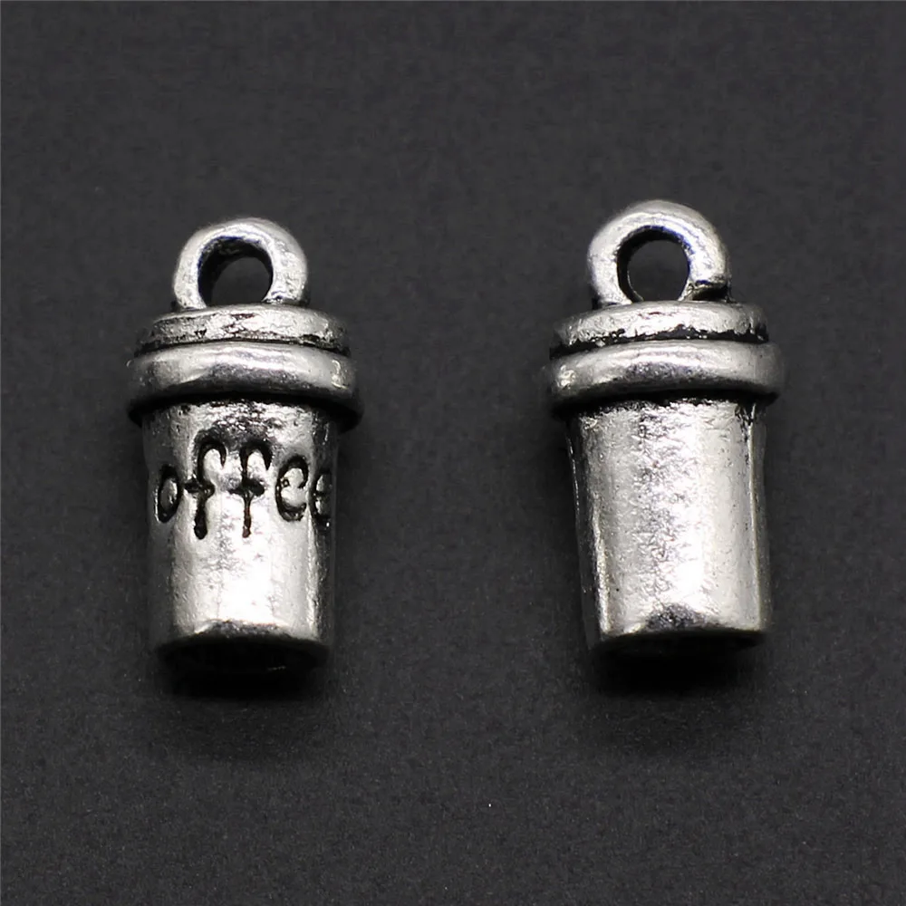 Unusual Coffee Wine Bottle Charms Pendant Women'S Jewellery Wholesale Crafts