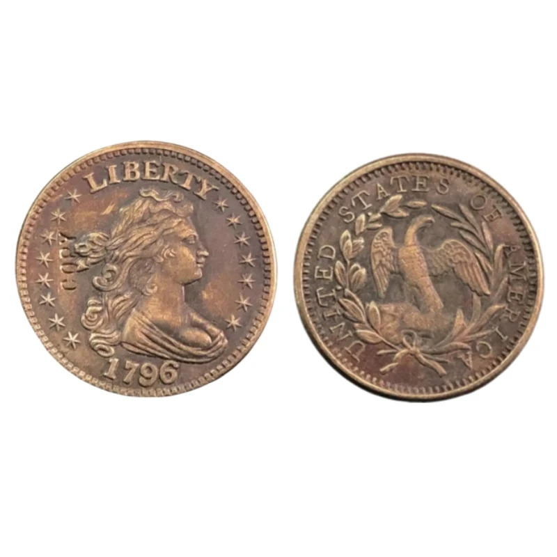 1796 US Draped Bust Dime Silver plated Copy coin
