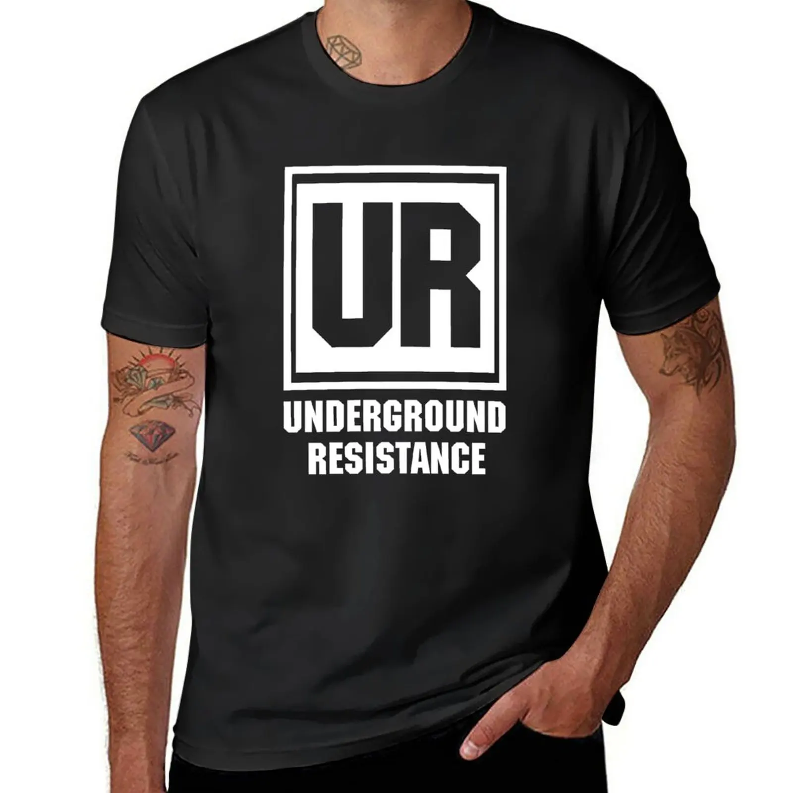 New Underground Resistance - Techno T-Shirt oversized t shirts heavyweight t shirts tops t shirts for men graphic