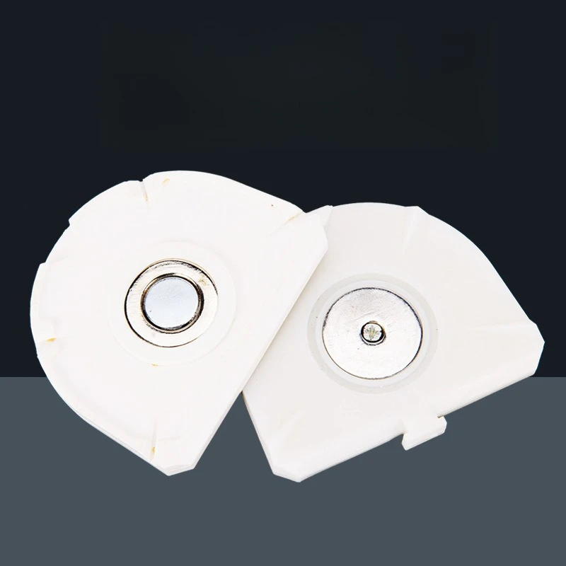 20PCS Dental Semicircle shape Plastic Plate Disposable With Metal Sheet Magnetic Base Recyclable On Pindex
