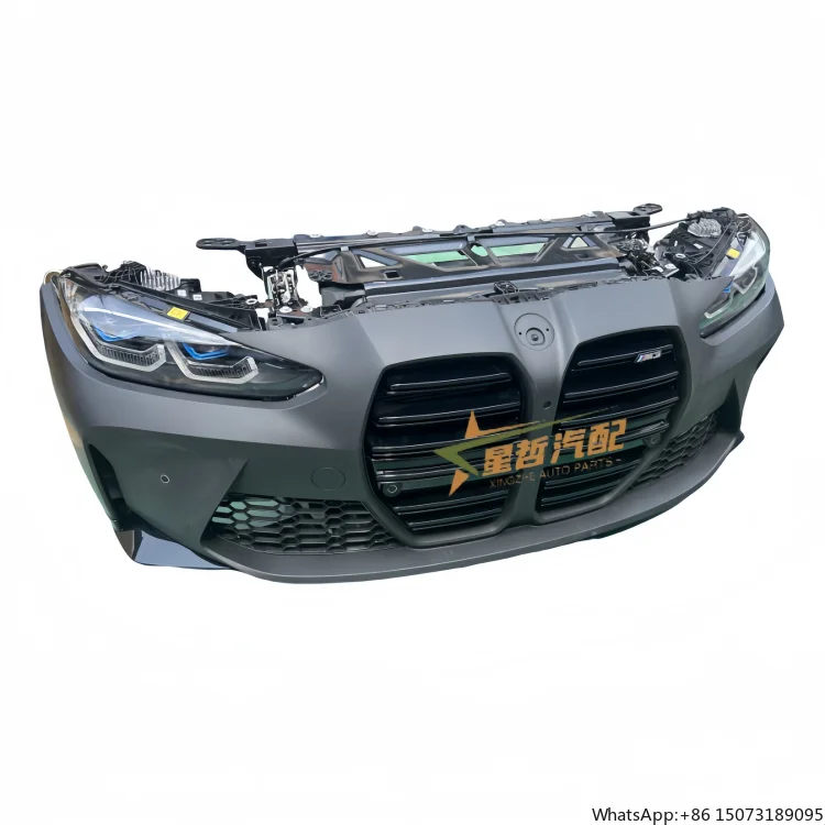 

Высококачественный заводской разборный передний бампер из АБС-пластика и детали крыльев фар радиатора для автомобиля M3 M4 G80