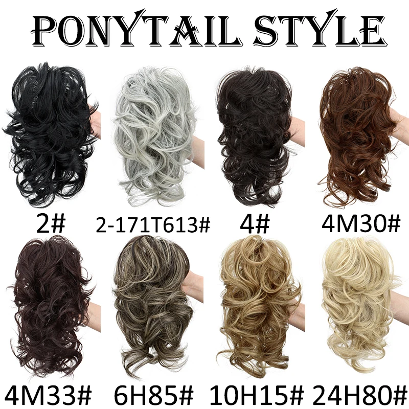 WIGSIN สังเคราะห์หรูหราอเนกประสงค์ CURLY หางม้า Claw คลิปใน Hair EXTENSION ปรับได้เหมาะสําหรับสวมใส่ง่ายสําหรับทุกโอกาส