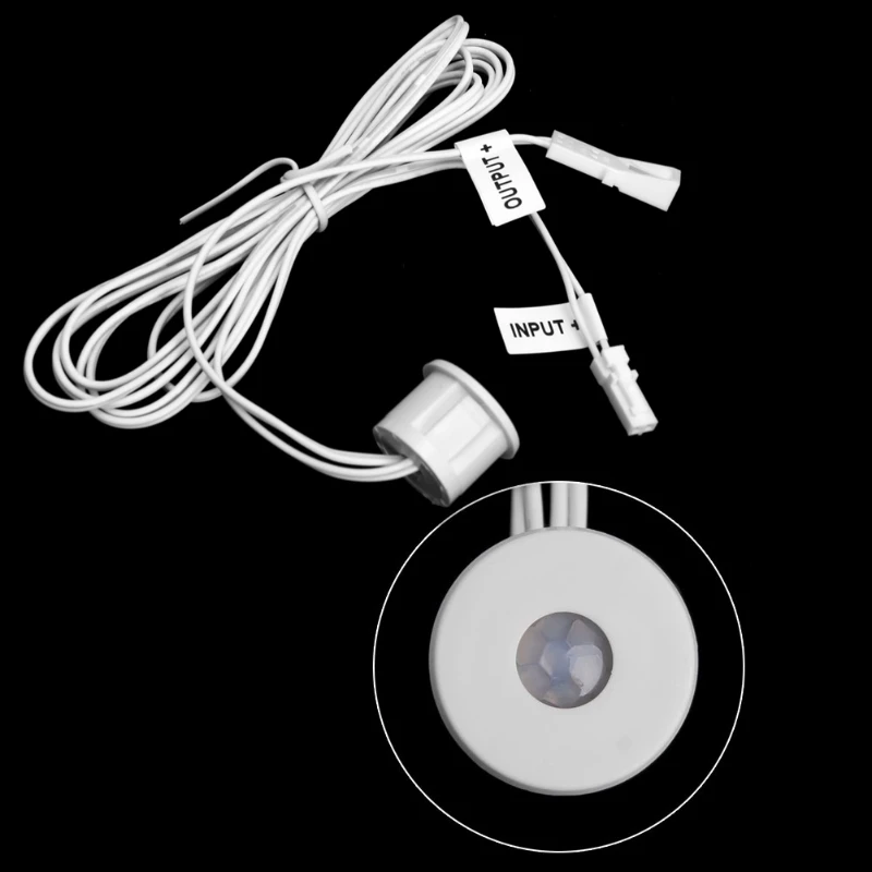 DC12V PIR مستشعر حركة بالأشعة تحت الحمراء التبديل أضواء LED الحركة المنشط التبديل