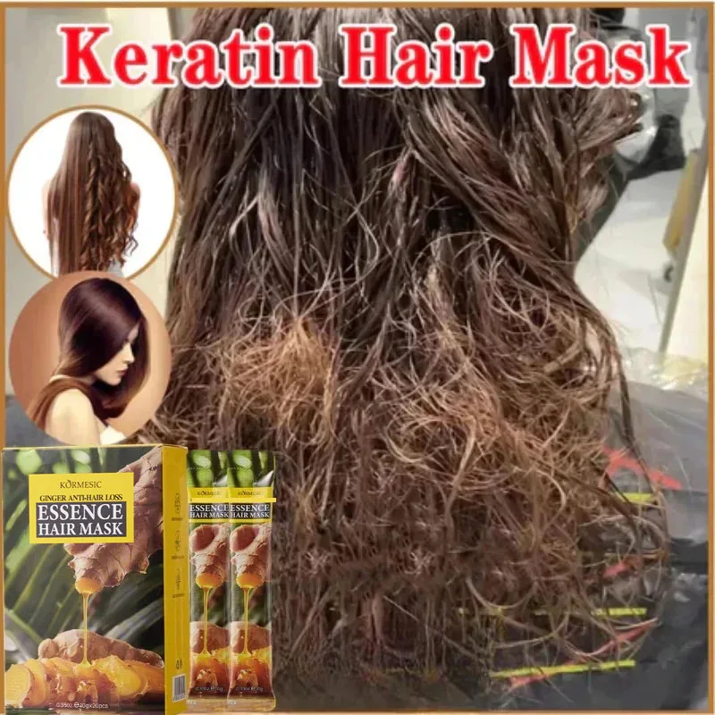 

Ginger Anti-hair Loss Esence Hair Mask 5 Seconds Repair Damage Frizzy Hair Mask Damage Hair Mask Deep Moisturize Shiny Hair Care