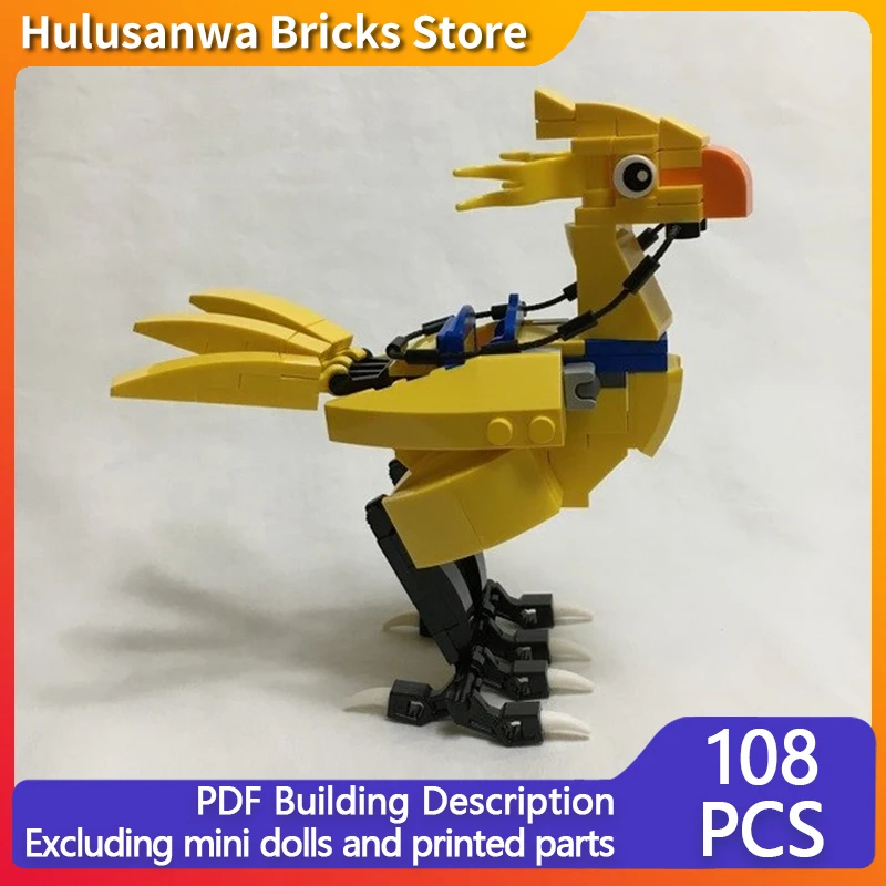 

Создатели животных серии модель MOC строительный блок Chocobo птица модульная технология подарки праздник сборка детские игрушки костюм