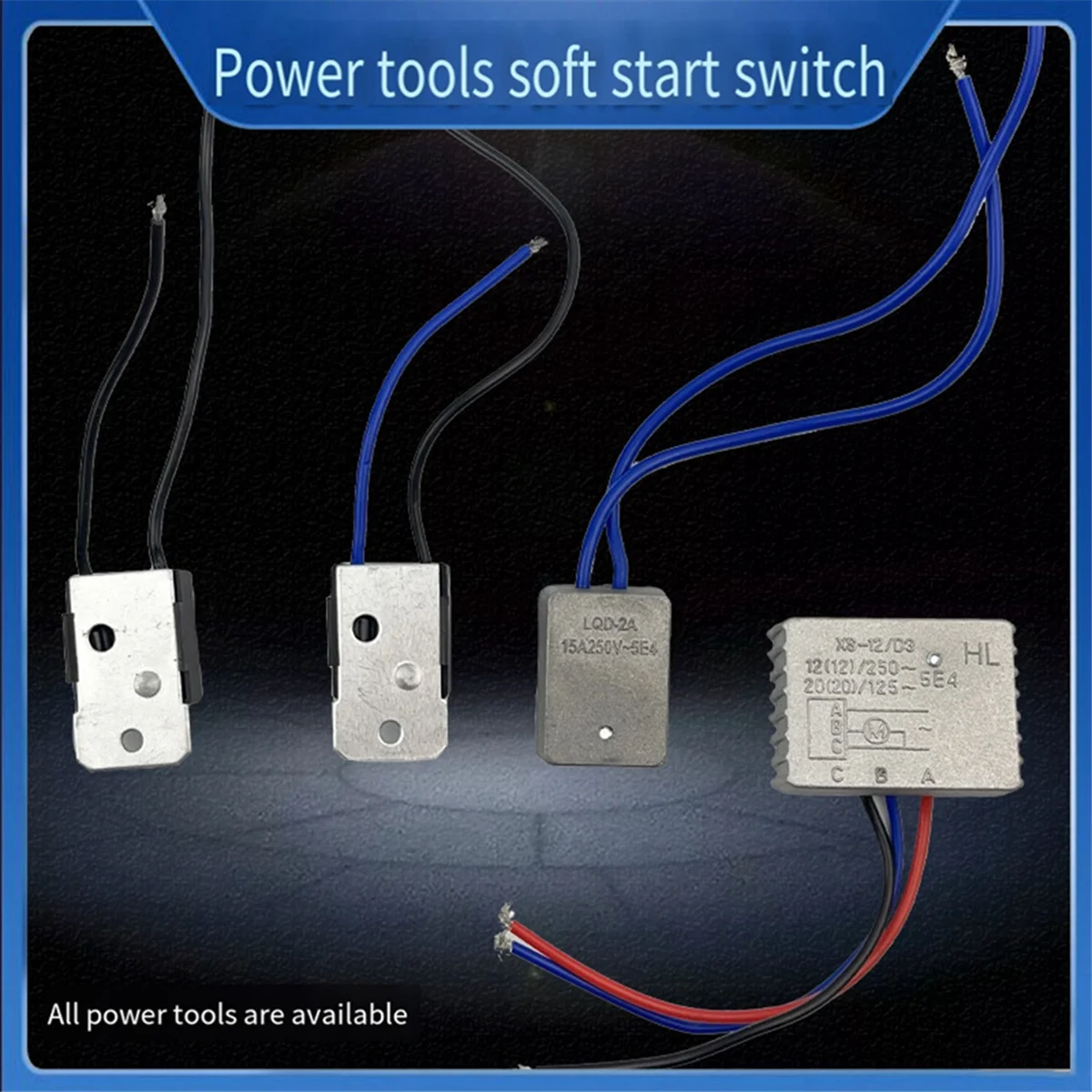 183 12A Soft Startup Current Limiter Power Tools Retrofit Soft Startup Current Limiter Brushed Motors Soft Start