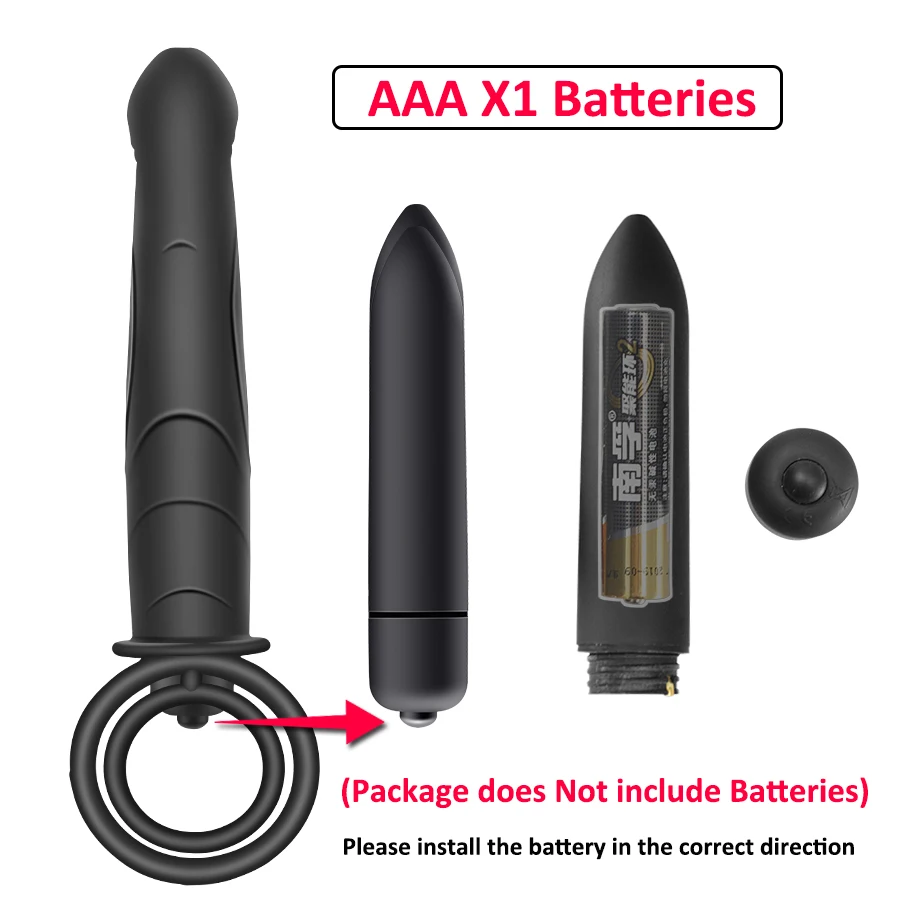 10 Modes Double Penetration Vibrator Anal Plug Sex Toys For Couples Strapon Dildo Vibrator Strap On Penis Sex Toys For Women Man