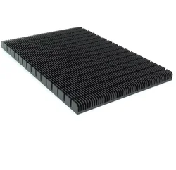 High quality heat sink 180*120*10MM power amplifier radiator close tooth heat dissipation aluminum heat conduction block