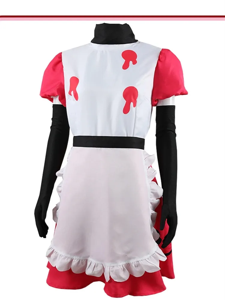 Niffty Anime Hazbin Niff Cosplay Costume Suit Cute Devil Roleplay Clothes Uniform Hotel Cosplay Halloween Party Women Dress