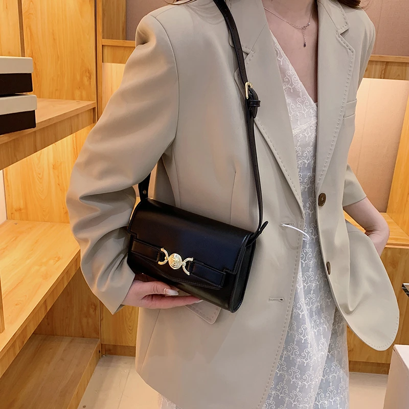 

Роскошная винтажная сумка-мессенджер из элегантной кожи и большой вместимости, идеально подходящая для женщин, повседневная пригородная сумка