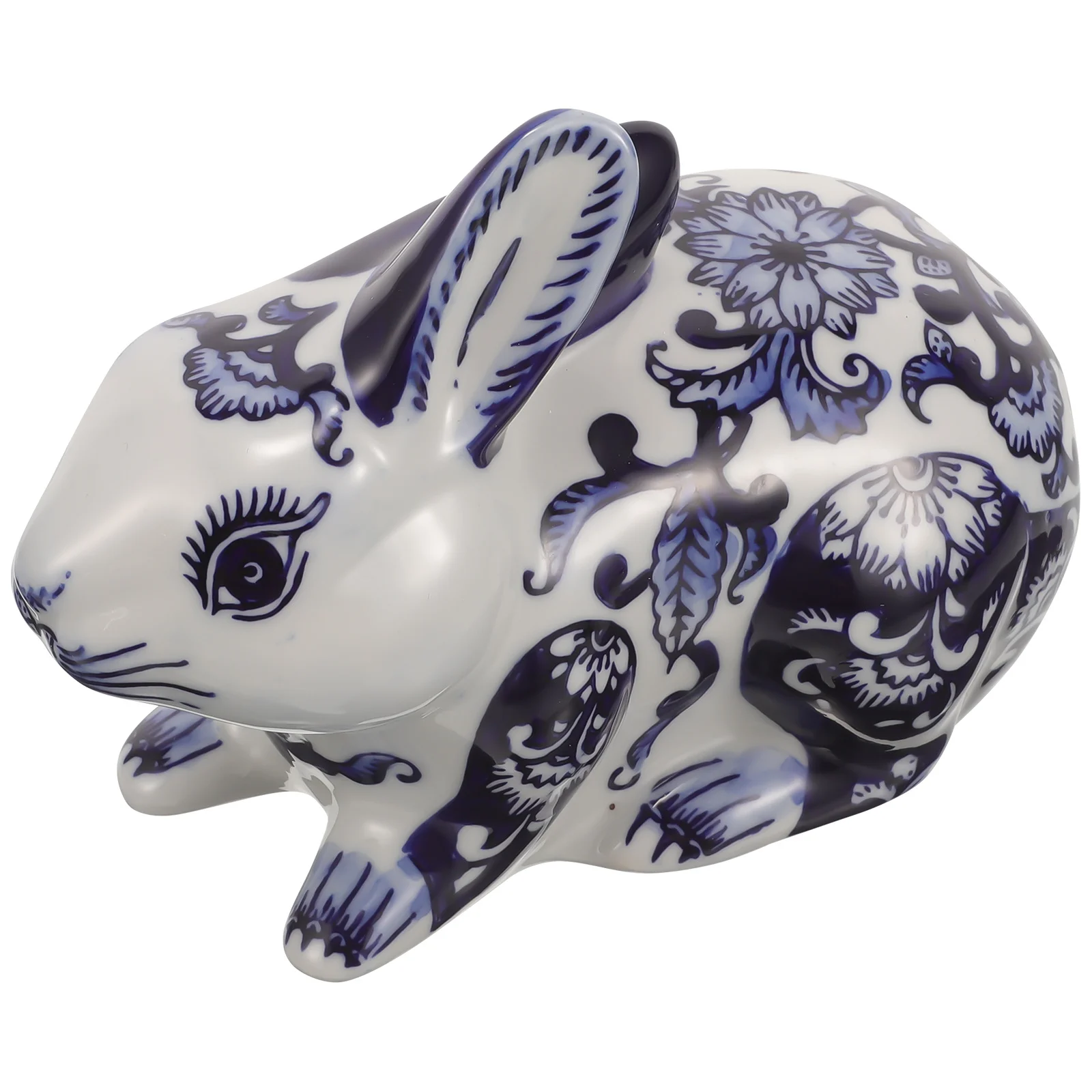 

Ceramic Rabbit Decoration Vintage Style Cartoon Bunny Statue Home Garden Easter Ornament Table Decor Ceramic Rabbit Sculpture