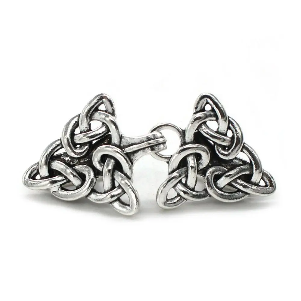 تصميم جديد متعدد الوظائف كليب سترة كليب فضي اللون خمر نمط كليب المشابك شال بروش #4