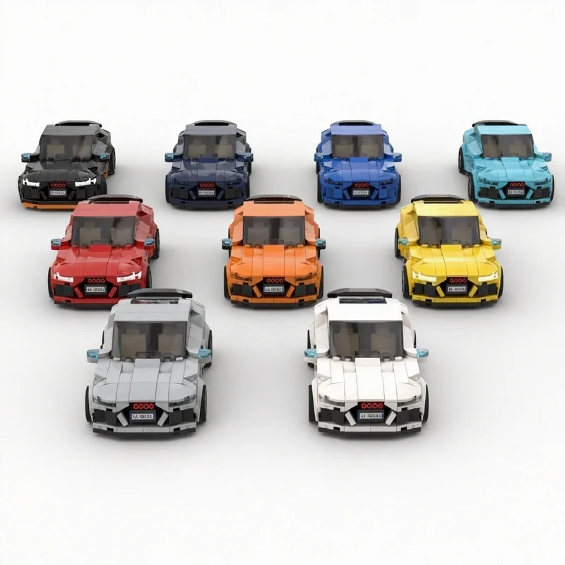 3174PCS Multi-color Super Sports Car Collection Set Model Building Block Set DIY Assembly Educational Toy For funs Birthday Gift