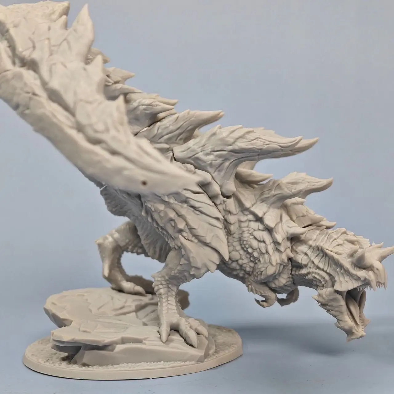 80mm/150mm/250mm Slayer of The Dragon 3D Printing Unassembled Unpainted Self-assembly Craft DIY Coloring Figurines view 2