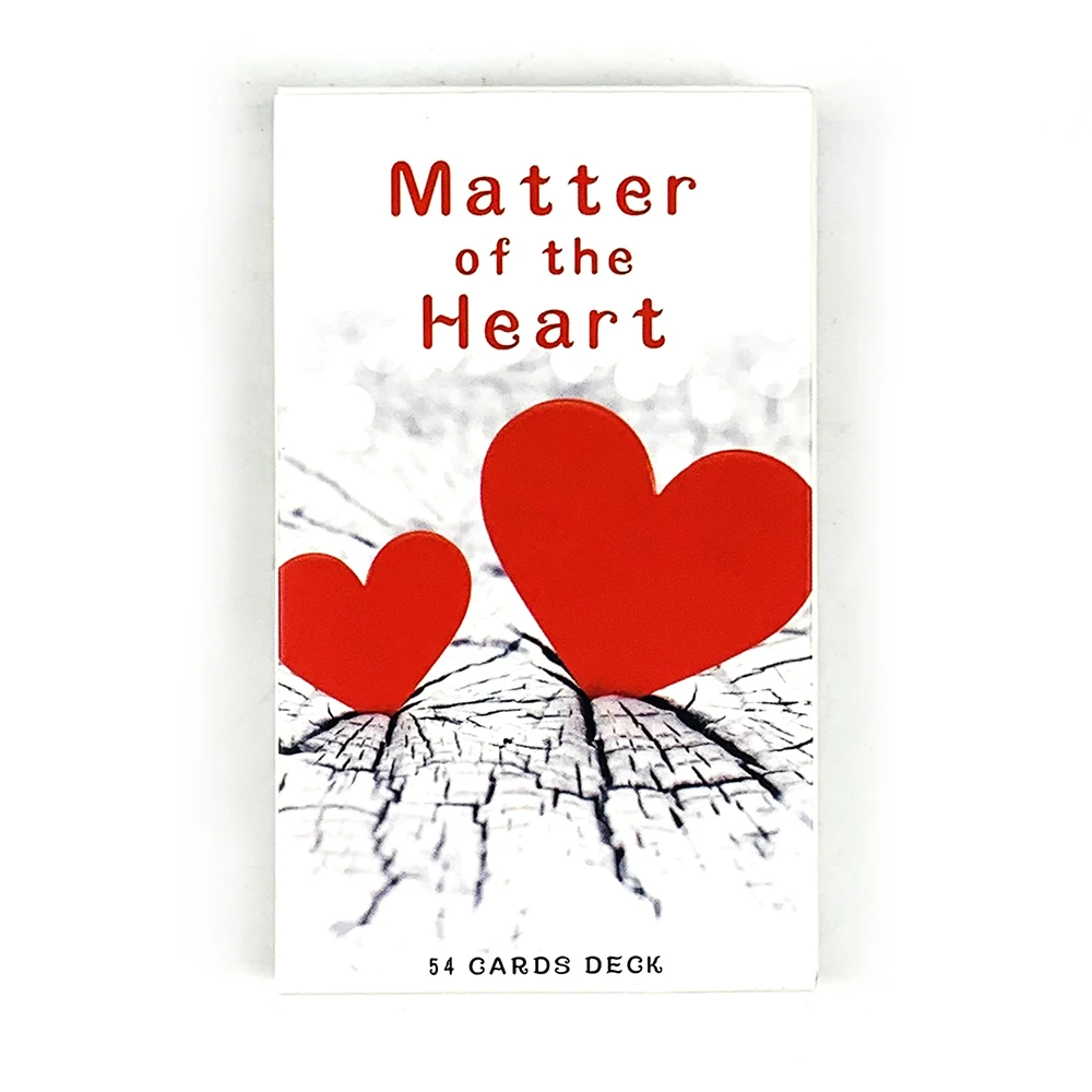 Matter of the Heart Oracle Cards 54‑Card Relationship Guidance Deck Raw Emotional for Love Reflection & Intimate Conversation