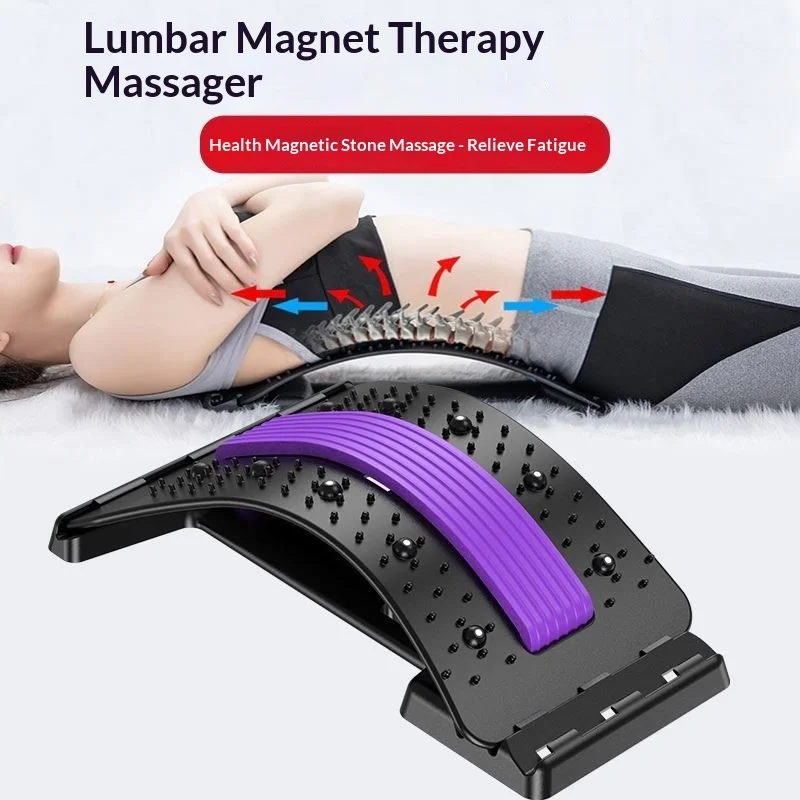 Lumbar Soother Waist Massage Waist Pain Waist Pad Sleeping Correction Spine Traction Massager Factory