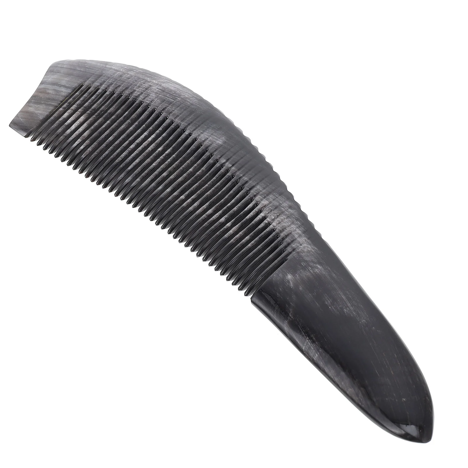 Scalp Black Buffalo Horn Comb Man Combs for Men Horns Mens Hair Hairdressing Tool