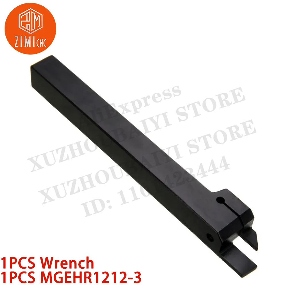 1PCS MGEHR1212-3 커터 외부 그루빙 공구 터닝 홀더 MGMN300용 초경 인서트 CNC 금속 선반 기계적인 자르는 기계