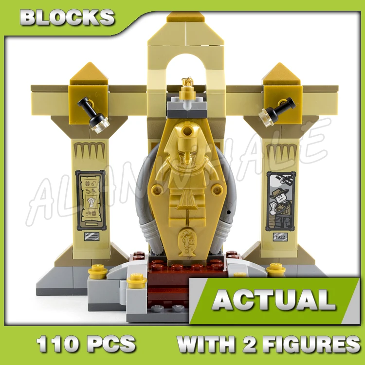 

110pcs Movie Series Mummy Museum Mystery Egyptian Headdress Hidden Gems 10428 Building Blocks Sets Compatible With Model