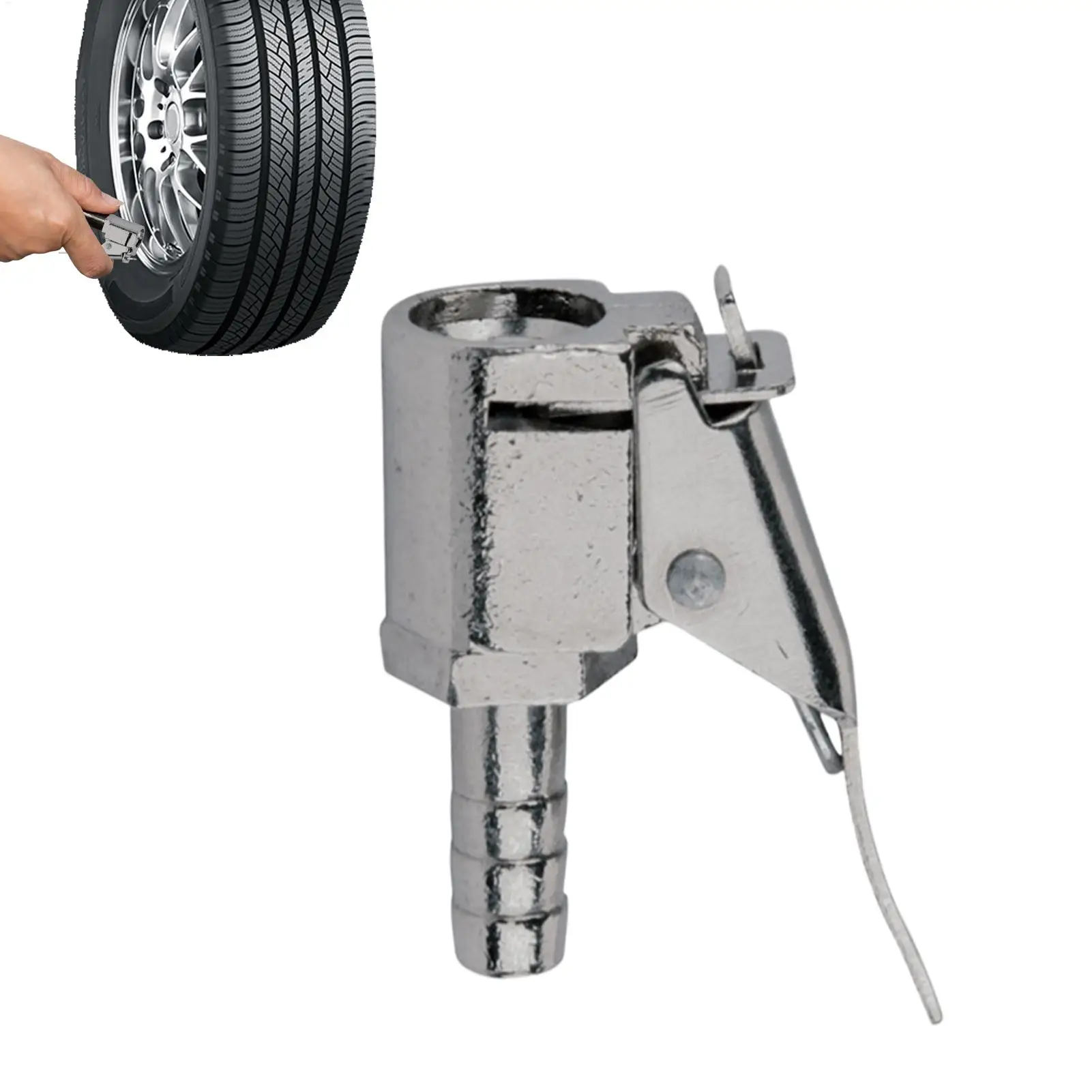 

Насадка для накачивания шин из меди, без утечек, для компрессора, с зажимом-адаптером, для автомобильных насосов