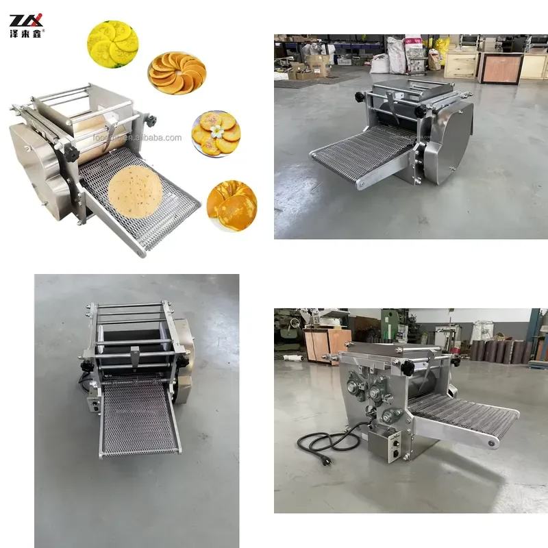 

【2026】 Full-automatic Industrial Electric Motor Corn Tortilla Machine 304 Stainless Steel Mexican Tortilla Taco Maker Grain