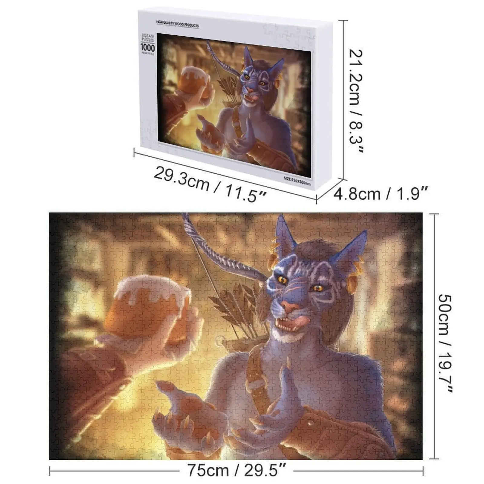 Inigo Wants A Sweetroll بازل قطع رواية لعب للأطفال 2022 لعبة شخصية اسم خشبي لغز شخصي مخصص