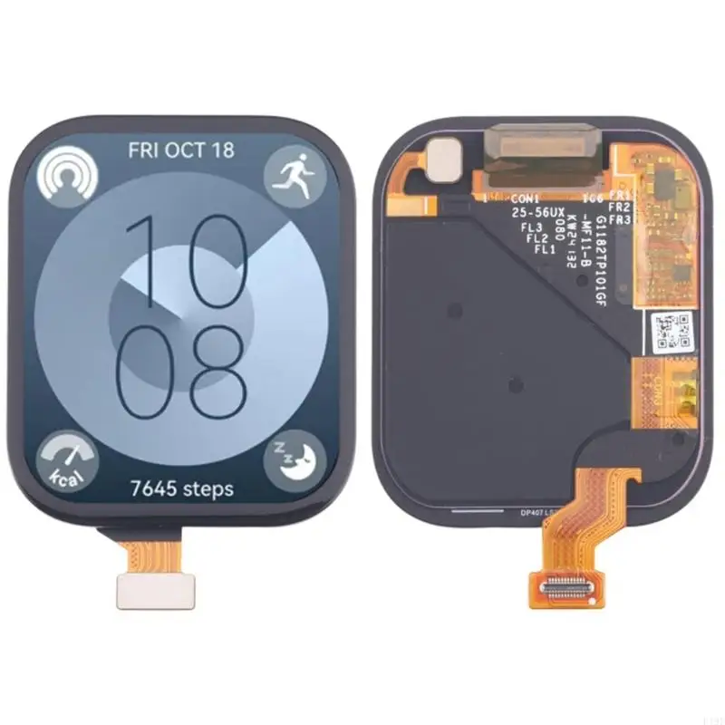 1.82Inch AMOLED Glass Screen Digitizer Display Replacement Module High Resolution For Smartwatch Model SLO B09 SLO B19 F19E