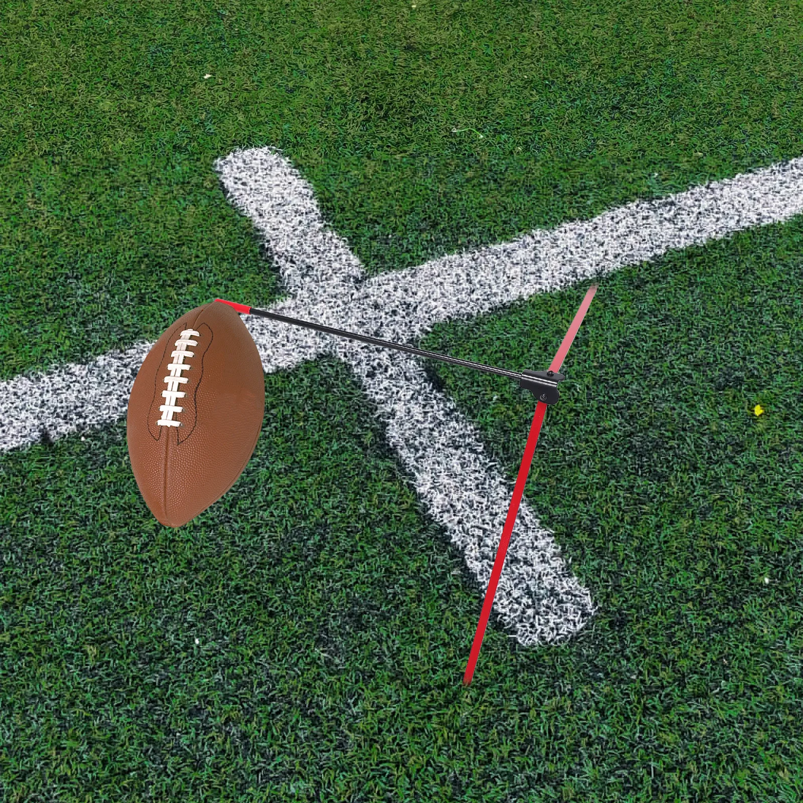 Tee Sepak Bola yang Dapat Disesuaikan, Anti Selip, Stabil, Ringan, Portabel, Penyangga Gol Lapangan, Peralatan Latihan Sepak Bola