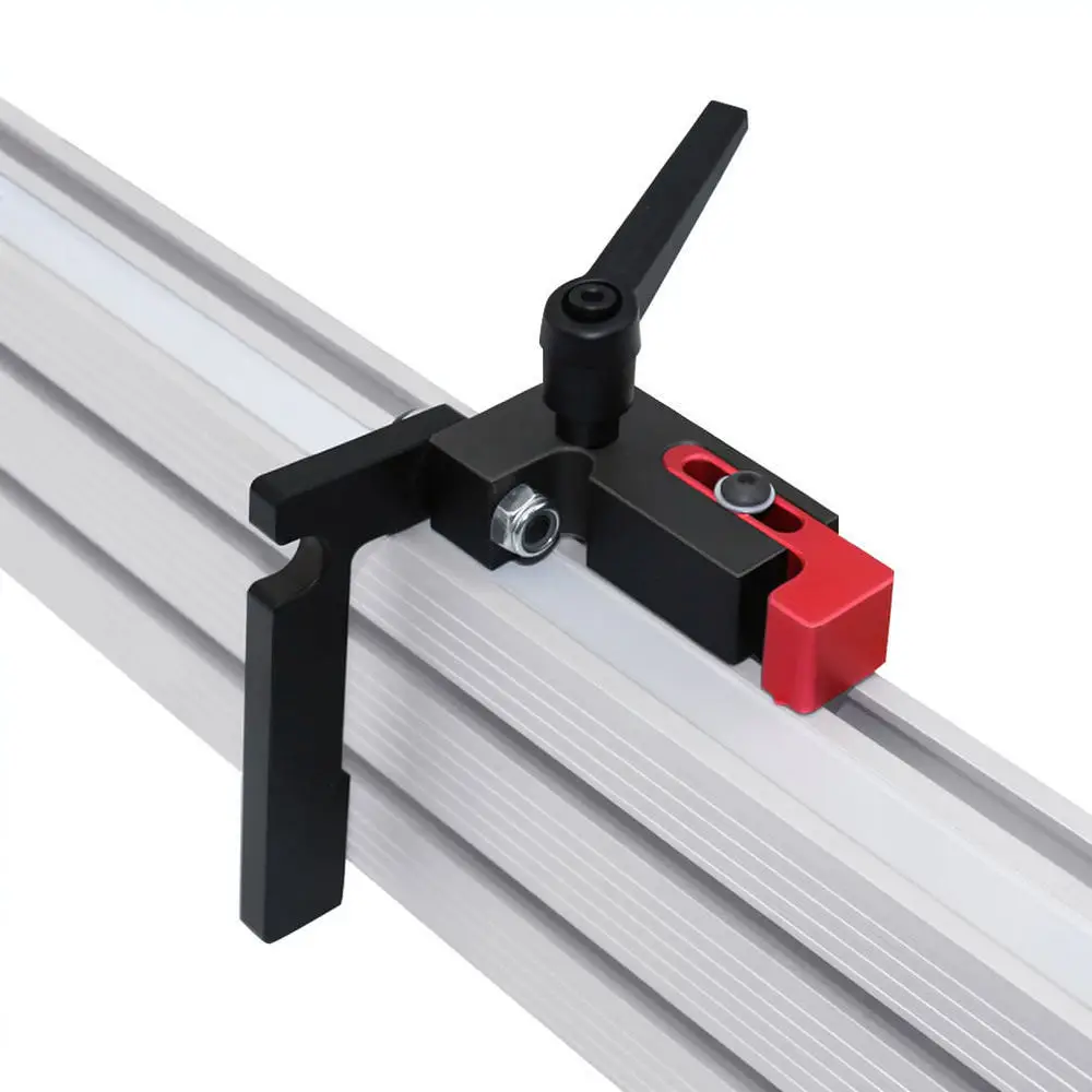 Adjustable T Slot Miter Track Sliding Block For 75 Type Fence Woodworking Precision Cutting Positioner Limit Tool