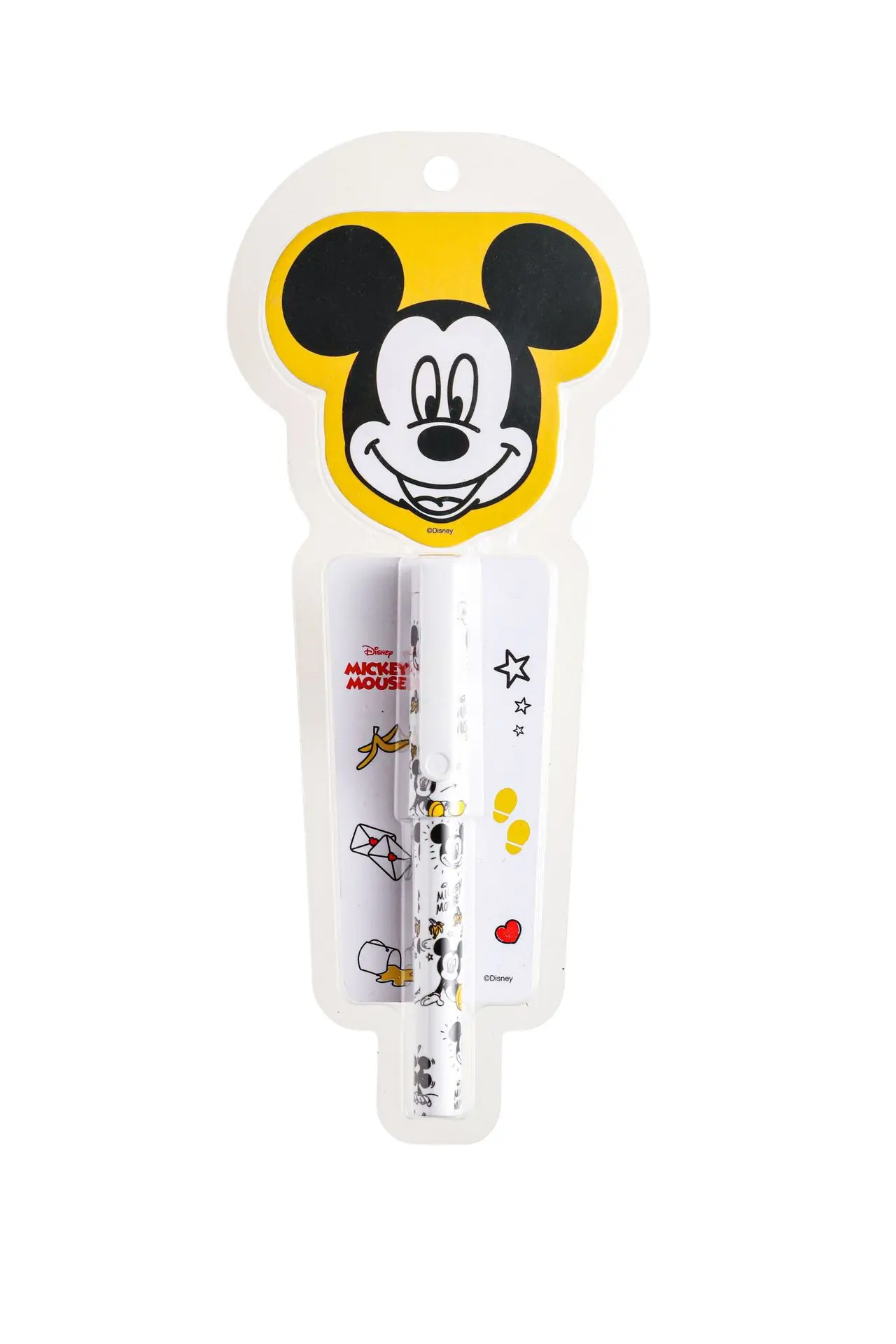 Genuine Disney Ballpoint Pen Mickey Snow White Notebook Set Girl Cartoon Sticker Gel Pen Note Stationery Set Learning Gift