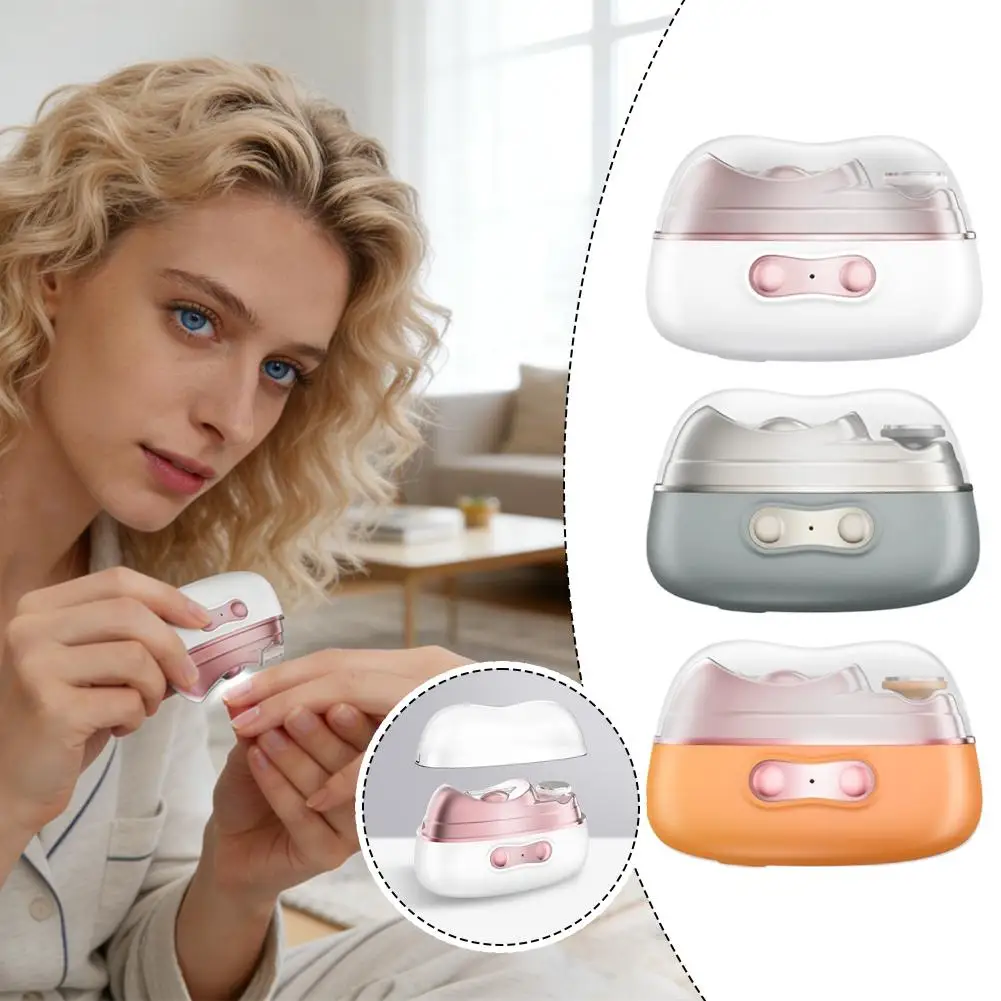 4-in-1 Electric Nail Clipper Automatic Nail Trimmer - Nail Grinder & Polisher with UV LED Lamp Manicure Pedicure Nail Care Tool