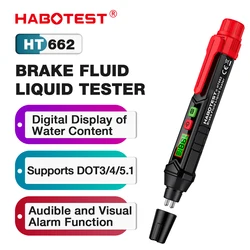 Habotest-ブレーキオイルテスター,液滴テスト,ドット3/dot4/dot5.1用アナライザー,流体テスト,HT662