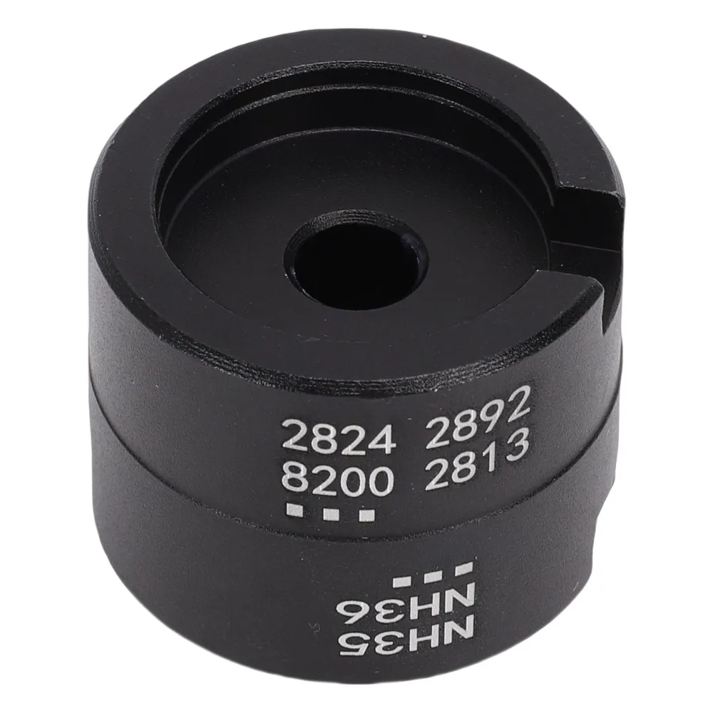 Aluminium Watch Movement Holder Black Small Size Watch Repair Tool for For 2824 2892 8200 2813 NH35 NH36 Movement