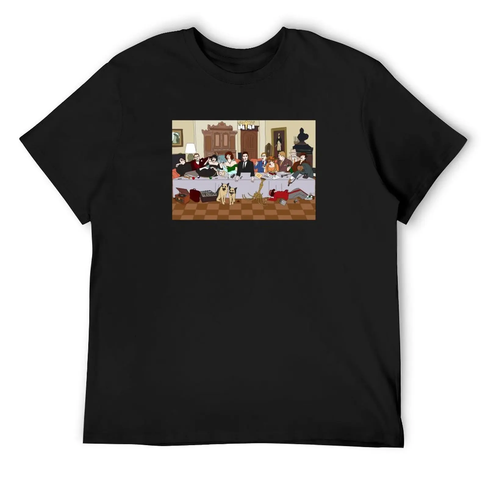 

The Last Supper at Boddy Mansion T-Shirt new edition quick drying quick-drying black t-shirts for men